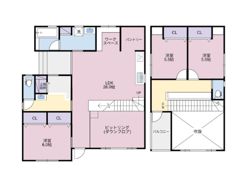 北島町北村戸建の間取り画像