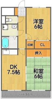 メイア天王台の間取り画像