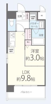 スクウェアJの間取り画像