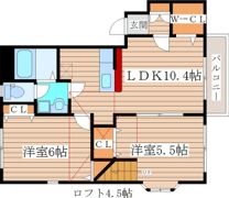 ナチュール壱番館の間取り画像