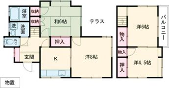 マチカド友田町の間取り画像