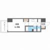 プレサンスOSAKA DOMECITYクロスティの間取り画像