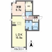 シャーメゾン 四季彩の間取り画像