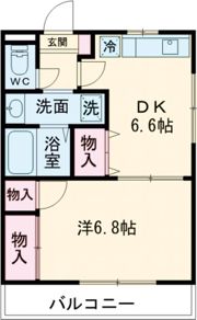 マンションシェルの間取り画像