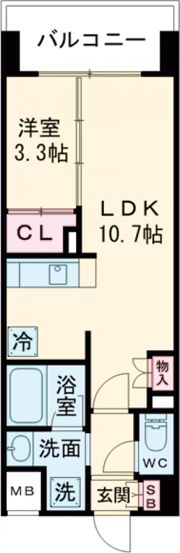 コンフォリア・リヴ東三国駅前ソルテラスの間取り画像