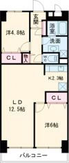 グリーンサイド東青梅の間取り画像