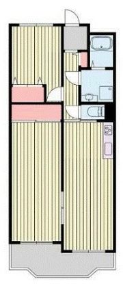 ネオハイツ今宿Aの間取り画像