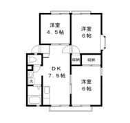 サンライズ B棟の間取り画像