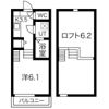 K Flatの間取り画像