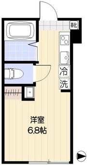 ベルビューアベニュー元住吉の間取り画像
