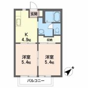 大日向ハイツAの間取り画像