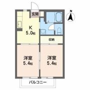 ベルカント成山 Bの間取り画像