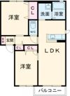 キャニオンナカタの間取り画像
