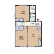 グリーンハット Aの間取り画像