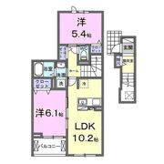 ヴィラ デ オーブⅥの間取り画像