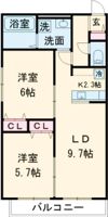 Moku Chitoseの間取り画像