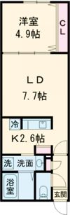 Moku Chitoseの間取り画像