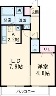 仮)東雲2丁目2-4B棟の間取り画像
