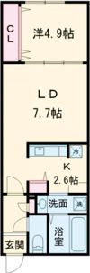 Moku Chitoseの間取り画像