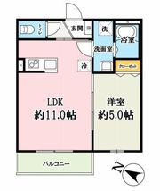 （仮称）キャメル入間黒須Aの間取り画像