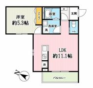 （仮称）キャメル入間黒須Aの間取り画像