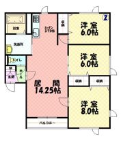 クレセント7・4の間取り画像