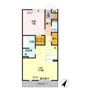 エスポワール神明の間取り画像