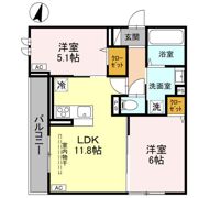 Noble Palais 針ヶ谷の間取り画像