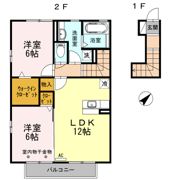 クリプトメリア中田の間取り画像
