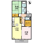 サンラーマ・パティオ Aの間取り画像