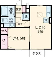 チャーム スクエアーの間取り画像