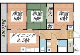 グリーンエイトⅢの間取り画像