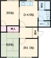 イーストハイツの間取り画像