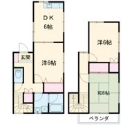 クイーンコート1号室の間取り画像
