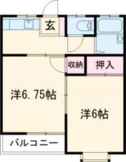 シャルムハイツの間取り画像