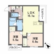 シャーメゾンDAIⅡの間取り画像