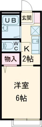 サニーフラットM2の間取り画像