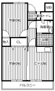 ヴィラホスピットの間取り画像