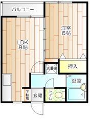 白雲館の間取り画像