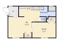 PLEASANT APARTMENTの間取り画像