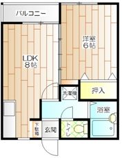 白雲館の間取り画像