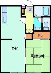 ハイツハーモニーの間取り画像