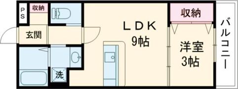 （仮称）牧野阪新築アパートの間取り画像