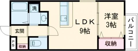（仮称）牧野阪新築アパートの間取り画像