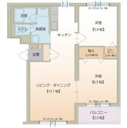 アンソレイユの間取り画像