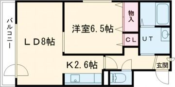 ボヌール中道参番館の間取り画像