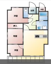 メゾン下沢の間取り画像