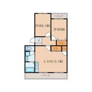 城土ハイツの間取り画像