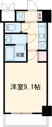 S-RESIDENCE堺blazeの間取り画像