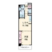 グランセジュール大国町の間取り画像